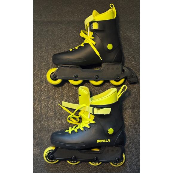 Impala Lightspeed Inline Skates Black/Fluoro Yellow Women’s 9/ Men’s 6 - Picture 3 of 14